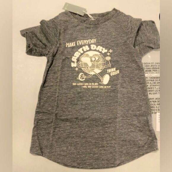 🛍️ MIKI MIETTE: IGGY TOP - THINK GREEN Indigo Pullover Size 4 T 💥 - Picture 1 of 5